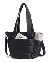 BAGSMART lunch bag women's insulated tote top view showing spacious main compartment for meals and freshness on the go