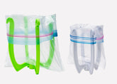 Bagwell sealable bag holder open for gallon bags during filling