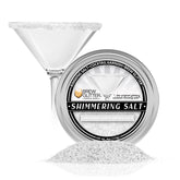 Bakell Brew Glitter bar tin with white rimming salt adds sparkling rims to cocktails.