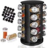 Baker Boutique Spice Rack front view shows easy countertop access to spices for quick flavoring.