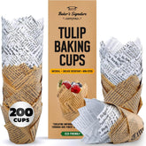 Baker's Signature precuts muffin liners for quick, mess-free baking