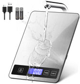 BakFee Food Scale full-view LCD display for easy, at-a-glance measurements.