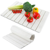 BAKFUFIY stone dish drying mat shows porous diatomite for quick evaporation on counters
