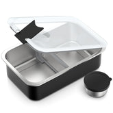 Bakpoco stainless steel Bento lunch box with 42oz capacity for work meals on the go.