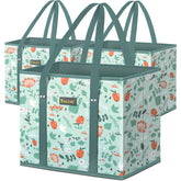 BALEINE 3Pk folded bags for compact storage and quick grocery runs.
