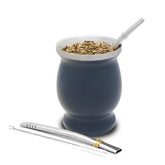 Balibetov stainless steel double-wall mate cup showing insulated design for temperature control