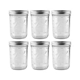 Ball 16 oz wide mouth mason jar with lids, ideal for pantry storage.