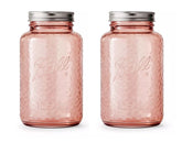 Ball Collectors Edition rose jar front view, ideal for vintage display.