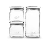 Ball Stack & Store 4-cup jar with airtight seal helps pantry organization.