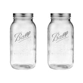 Ball 64oz wide-mouth jar 2-pack ready for canning and storage