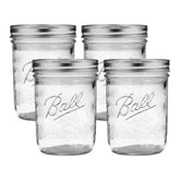 Ball wide-mouth jar with lids and bands, ready for canning and preserving.