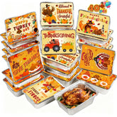Bamamon 40-piece Thanksgiving pans with lids for easy leftovers and gifting.