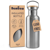 Bambaw 24oz insulated bottle front view for everyday hydration.