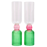 ban.do bar glass set green duo, ideal for stylish home entertaining.