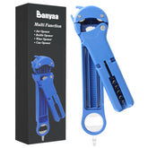 Banyaa 7 in 1 jar opener demonstrates an easy grip for arthritis-friendly lid removal.