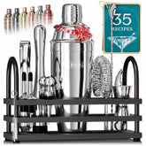 Bare Barrel mixology kit box showcases premium home entertaining setup.
