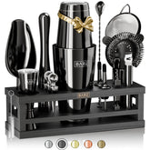 Bare Barrel mixology bartender kit ready for home cocktails and entertaining.