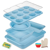 Barlket blue 9x13 pan for even browning and holiday casseroles