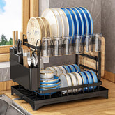 Barphygo 2-Tier Dish Rack, plate rack, space-saving counter organization