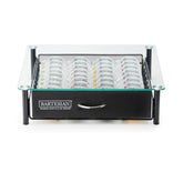 Bartesian capsule drawer top view keeps capsules tidy for quick mixology