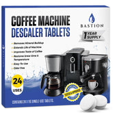 Bastion coffee machine cleaner tablets pack for simple maintenance and longevity