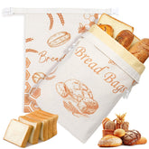 BATJA ZYQGH beeswax bread bags 2-pack highlight ample 12x17 capacity for loaves