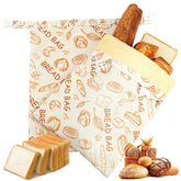 BATJA ZYQGH bread bag top view shows XL capacity for loaves