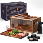 Batoslee Cocktail Smoker Box top view for quick, even smoky flavor infusion.