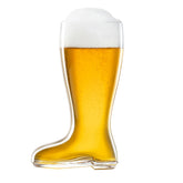 BAVARIA TRACHTEN Das Boot 1L beer glass pours smoothly for Oktoberfest.