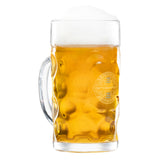 Bavaria Trachten Oktoberfest glass beer mug one liter for authentic home beer experiences