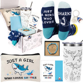 Bayelove shark-themed tumbler mug for on-the-go beverages and fresh mornings