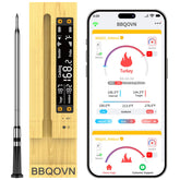 BBQOVN Smart Base display shows real-time temps for precise grilling.