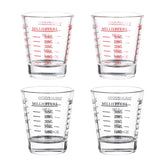 BCnmviku shot glasses measuring cup for espresso with precise portions for coffee shots