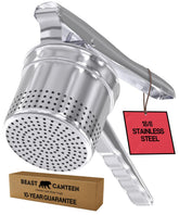 Beast Canteen potato ricer main body in stainless steel for smooth mash