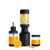 The Beast Mini Blender Plus front view for compact counter space blending.