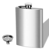 BEDEONE 8 Oz flask with leakproof cap for secure travel