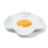 Bee! fried egg spoon rest top view keeps kitchen counters tidy