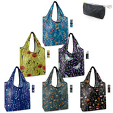 BeeGreen floral pattern tote bag with vibrant design for daily shopping use