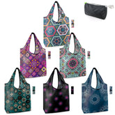 BeeGreen mandala pattern tote for groceries and daily reuse.