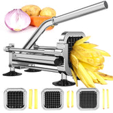 Befano French Fry Cutter with ergonomic handle for easier, precise cuts.