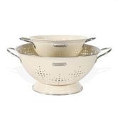 BeFare 2qt metal colander with sturdy handle for easy rinsing