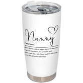BEHIFL nanny gifts tumbler with lid and straw for secure on-the-go sipping