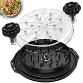 Beiyunee chicken shredder tool twist large top view shows sturdy design for quick shredding.