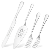 BEKESIN wedding cake knife with Always and Forever engraving for elegant ceremonies