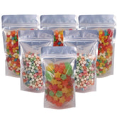 Belinlen stand-up pouch with clear front showing contents and visibility.