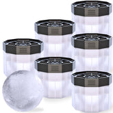 BELLA AMAZING premium ice ball molds 6-pack with 2.5-inch spheres for slow-melting drinks.