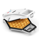 BELLA Bubble Waffle Maker creates authentic Hong Kong style waffles for fluffy results.