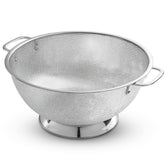 Bellemain 5 Qt colander with stable base for safe pasta draining.