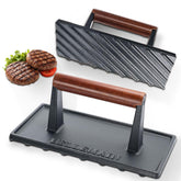 Bellemain bacon press rectangle for even sear across bacon and burgers