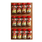 Bellemain spice gripper clip on wall holds jars and saves kitchen space.